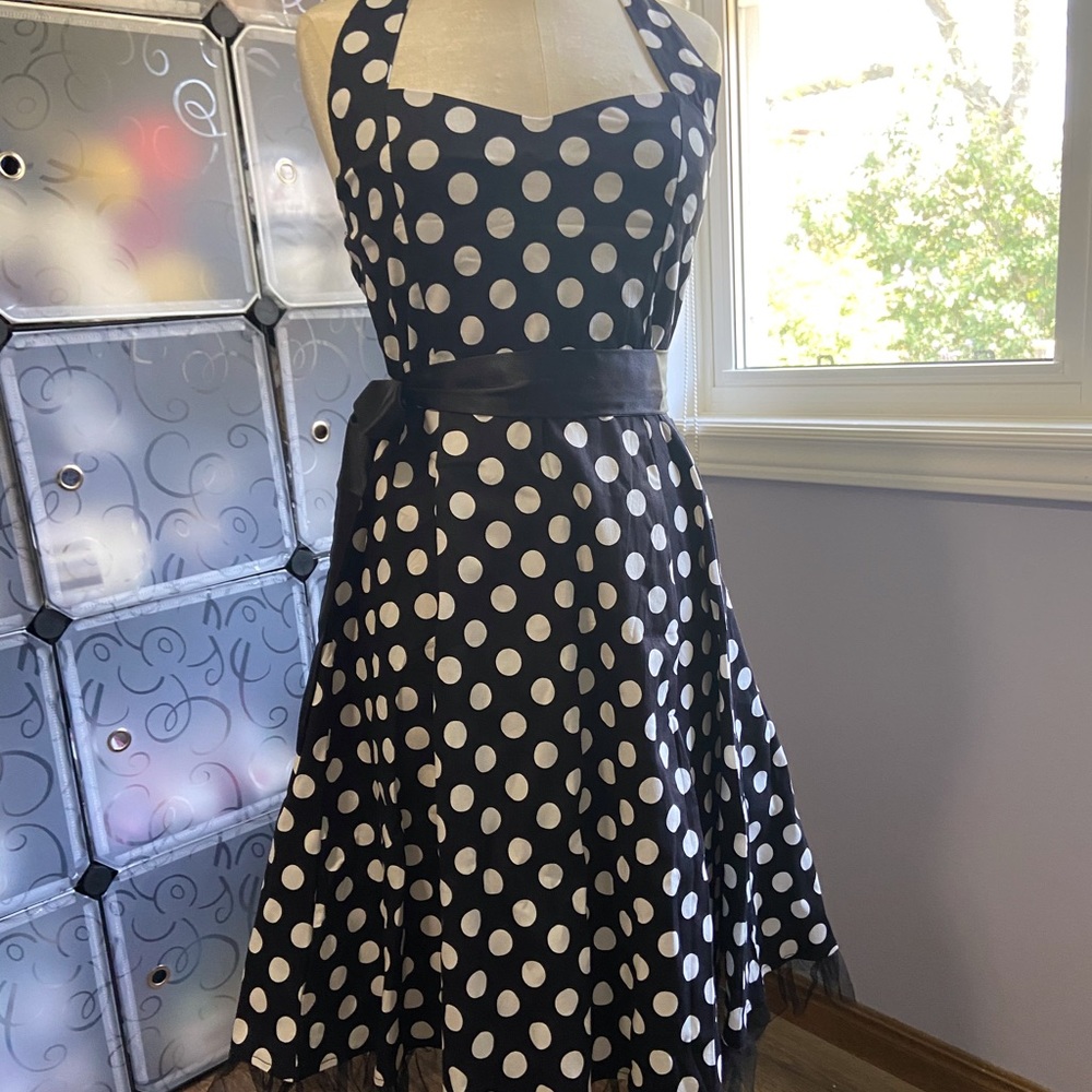 50’s style halter dress